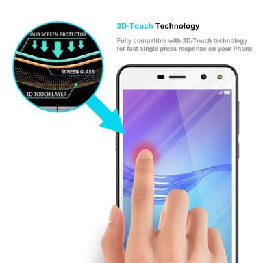 Huawei Y5 2017 / Y6 2017 Suojakalvo Karkaistu lasi