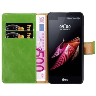 LG X SCREEN Suojakuori Lompakkokotelo Case Cover