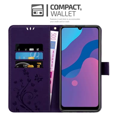 Honor 9A Suojakuori Lompakkokotelo (Violetti)