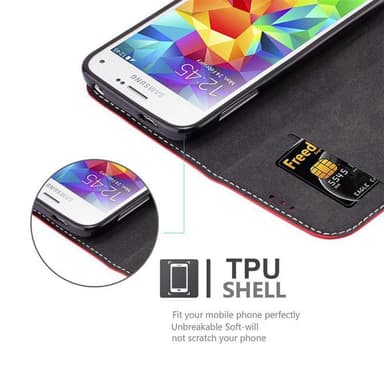 Samsung Galaxy S5 / S5 NEO Suojakuori (Punainen)