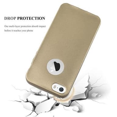 iPhone 5 / 5S / SE 2016 Suojakuori Kotelo (kulta)