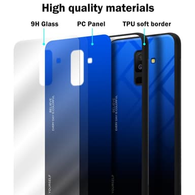 Suojakuori Samsung Galaxy A6 PLUS 2018 Kotelo (Musta)