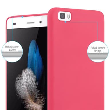 Suojakuori Huawei P8 LITE 2015 Kotelo (Punainen)