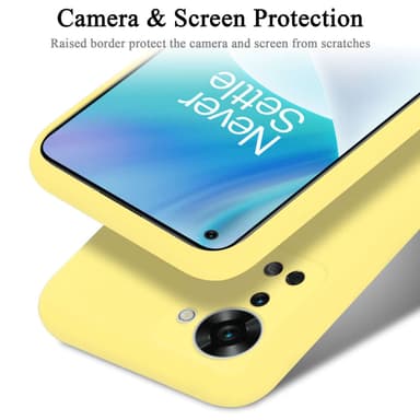 OnePlus Nord 2T Suojakuori Kotelo Case (Keltainen)