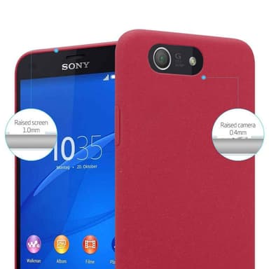 Sony Xperia Z3 COMPACT Suojakuori Kotelo (Punainen)