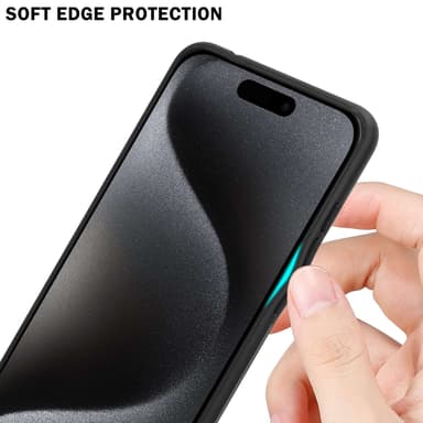 Suojakuori iPhone 15 PRO MAX Kotelo (Musta)