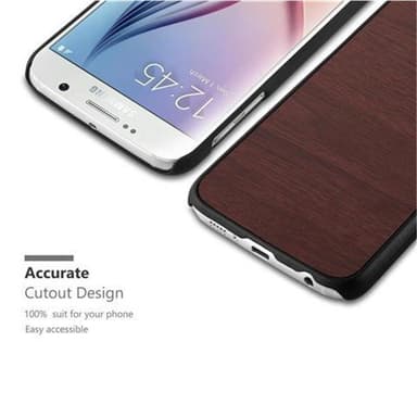 Samsung Galaxy S6 Suojakuori Kotelo (Ruskea)