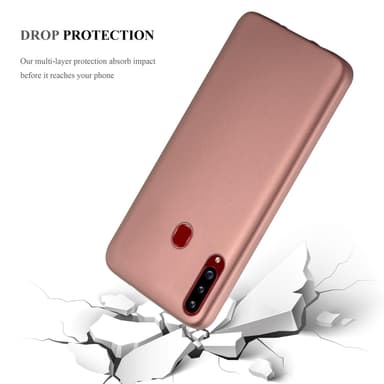 Samsung Galaxy A20s Suojakuori Kotelo (Vaaleanpunainen)