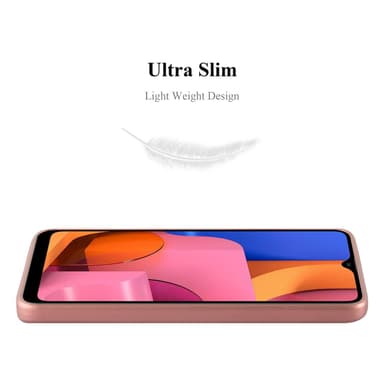 Samsung Galaxy A20s Suojakuori Kotelo (Vaaleanpunainen)