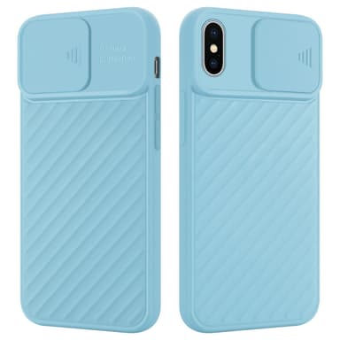 iPhone X / XS Case Suojakuori Cover (Turkoosi)