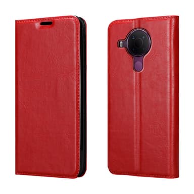 Nokia 5.4 Suojakuori Lompakkokotelo (Punainen)