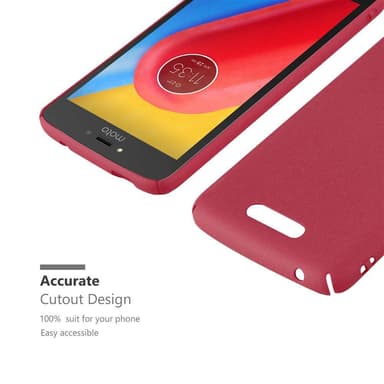 Motorola MOTO C Suojakuori Kotelo Case (Punainen)