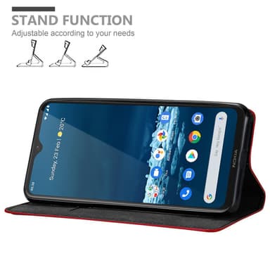 Nokia 5.3 Suojakuori Lompakkokotelo (Punainen)