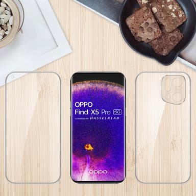Oppo FIND X5 PRO Suojakuori Cover (Läpinäkyvä)