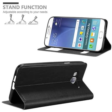 Lompakkokotelo Samsung Galaxy A8 2015 Case (Musta)