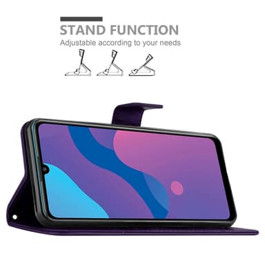 Honor 9A Suojakuori Lompakkokotelo (Violetti)