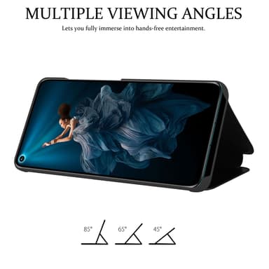 Suojakuori Honor 20 PRO Lompakkokotelo (Musta)