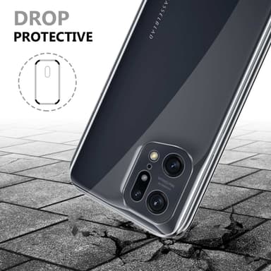 Oppo FIND X5 PRO Suojakuori Cover (Läpinäkyvä)