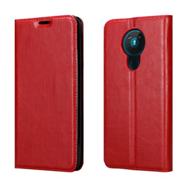 Nokia 5.3 Suojakuori Lompakkokotelo (Punainen)