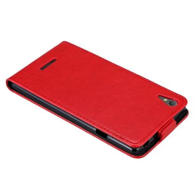 Sony Xperia T3 Suojakuori Lompakkokotelo (Punainen)