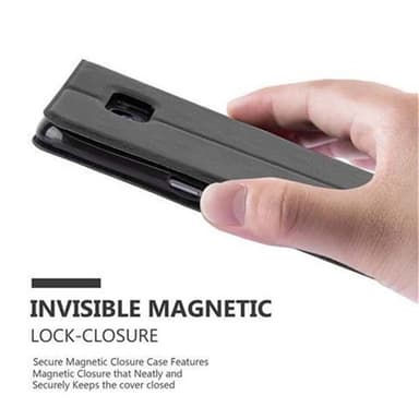 Lompakkokotelo Samsung Galaxy S7 EDGE Case (Musta)