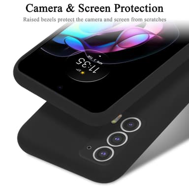 Motorola EDGE 20 Suojakuori Kotelo Case (Musta)