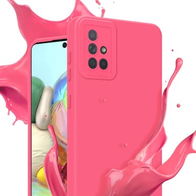 Samsung Galaxy A71 4G Suojakuori Kotelo (Punainen)