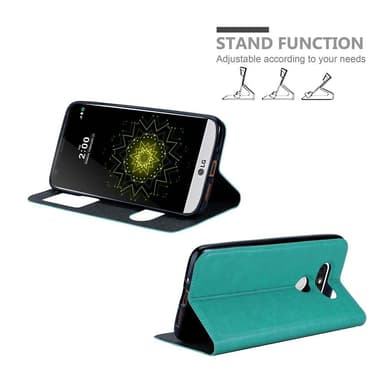 Lompakkokotelo LG G5 Case (Turkoosi)