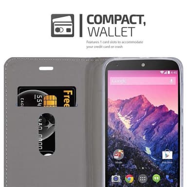 LG Google NEXUS 5 Suojakuori Lompakkokotelo (Sininen)