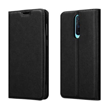 Oppo R17 PRO Suojakuori Lompakkokotelo (Musta)