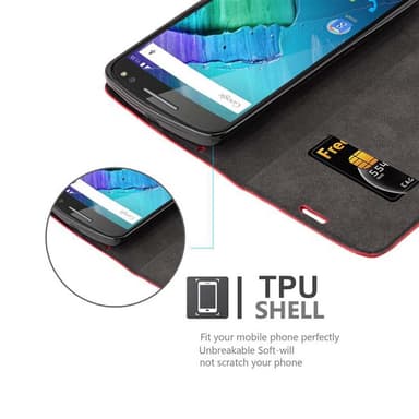 Motorola MOTO X STYLE Suojakuori Lompakkokotelo