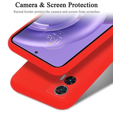 Motorola EDGE 30 NEO Suojakuori Kotelo (Punainen)