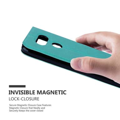 Lompakkokotelo LG G5 Case (Turkoosi)