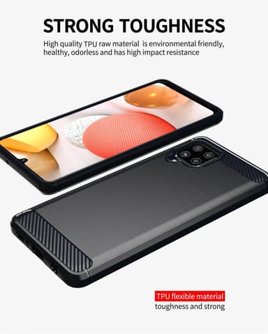 Suojakuori Samsung Galaxy A42 4G Kotelo (Musta)