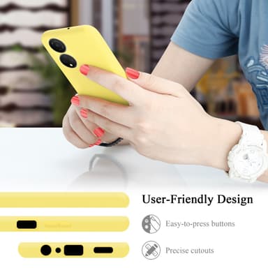Honor X7 Suojakuori Kotelo Case (Keltainen)