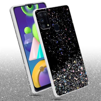 Samsung Galaxy M31 Suojakuori Kotelo (Musta)