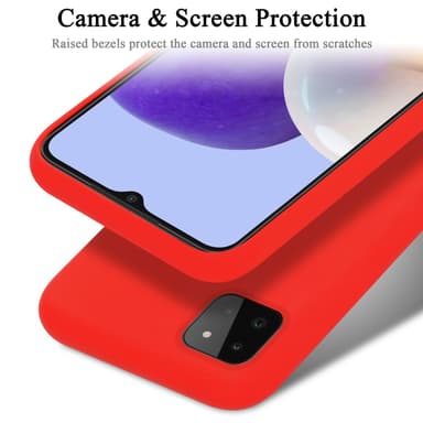 Samsung Galaxy A22 5G Suojakuori Kotelo (Punainen)