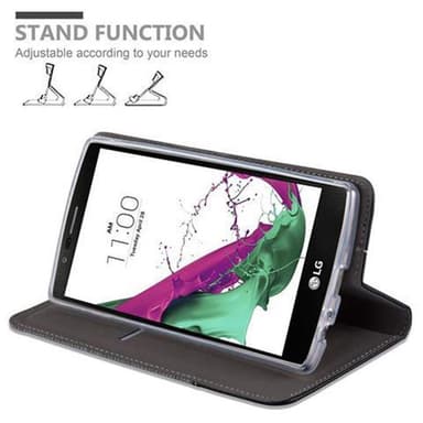 LG G4 / G4 PLUS Suojakuori Lompakkokotelo (harmaa)