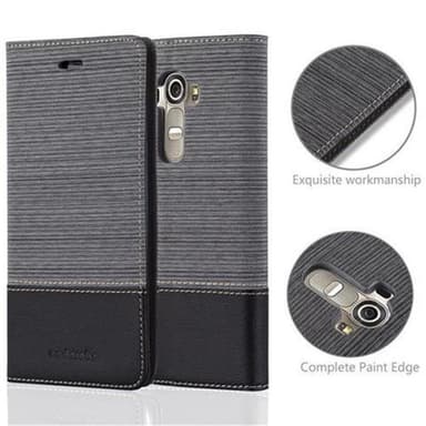 LG G4 / G4 PLUS Suojakuori Lompakkokotelo (harmaa)