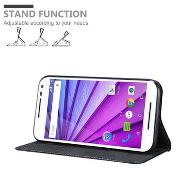 Motorola MOTO G3 Suojakuori Case (Musta)