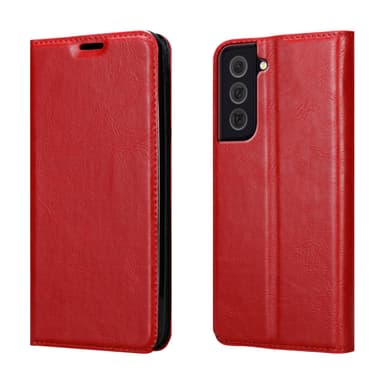 Samsung Galaxy S22 Suojakuori Lompakkokotelo (Punainen)