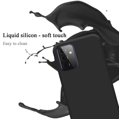 Samsung Galaxy A72 4G / 5G Suojakuori Kotelo (Musta)