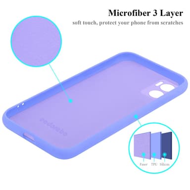 Motorola MOTO E22 / E22i Suojakuori Kotelo (Violetti)