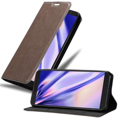 Alcatel 3V Suojakuori Lompakkokotelo (Ruskea)