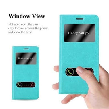 Lompakkokotelo Samsung Galaxy S7 EDGE Case (Turkoosi)