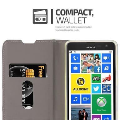 Nokia Lumia 625 Suojakuori Lompakkokotelo (Sininen)