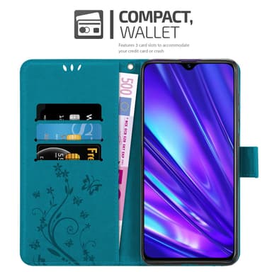 Realme 5 / 5i / 6i / C3 Suojakuori Lompakkokotelo