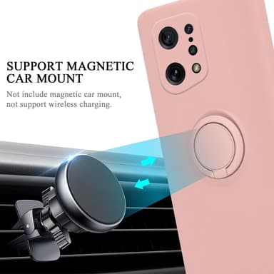 Oppo FIND X5 Suojakuori Kotelo (Vaaleanpunainen)