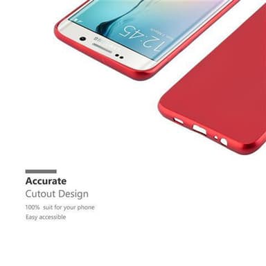 Samsung Galaxy S6 EDGE Suojakuori Kotelo (Punainen)