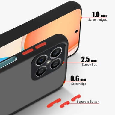 Honor X8 4G Suojakuori Kotelo (Musta)